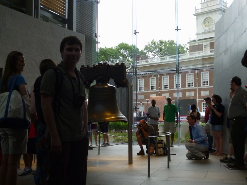 Muzeum Liberty Bell je kousek od Independence Hall